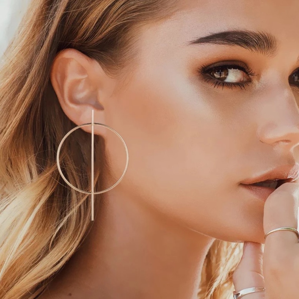 Gold Geometric Earrings